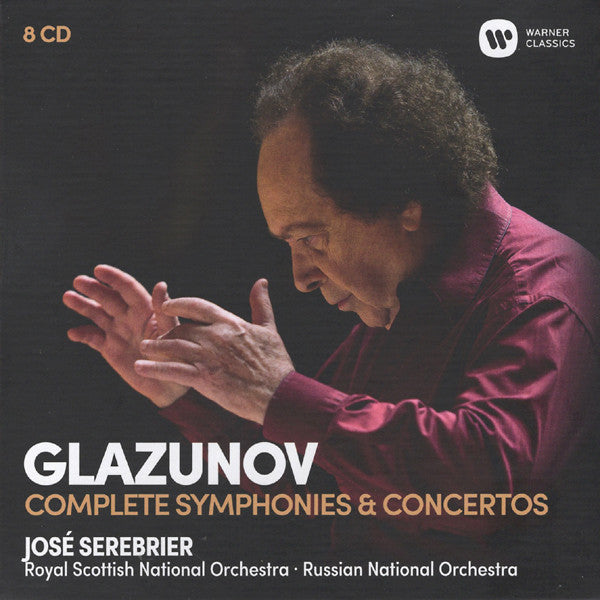 SEREBRIER,JOSE - GLAZUNOV: THE COMPLETE SYMPHONIES & CONCERTOS (8CD)