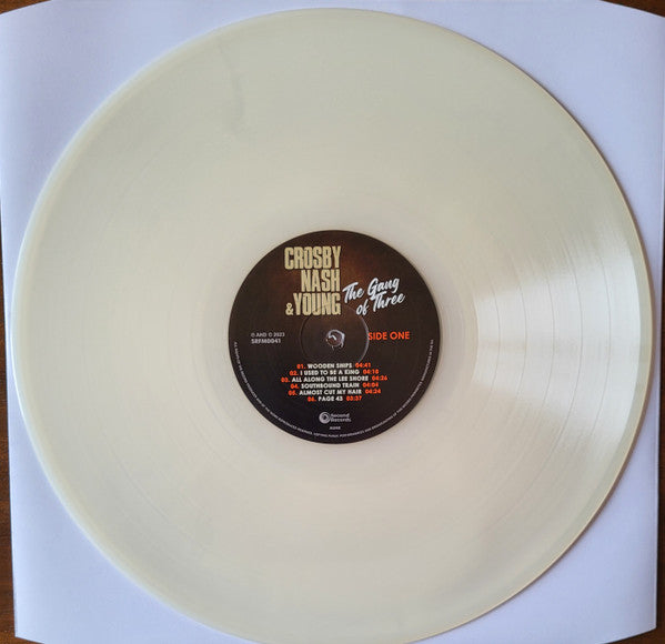 CROSBY. NASH & YOUNG - GANG OF THREE (NATURAL CLEAR VINYL)