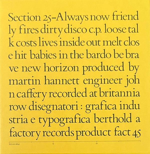 SECTION 25 - ALWAYS NOW