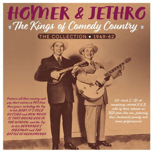 HOMER & JETHRO - KINGS OF COMEDY COUNTRY: THE COLLECTION 1949-62