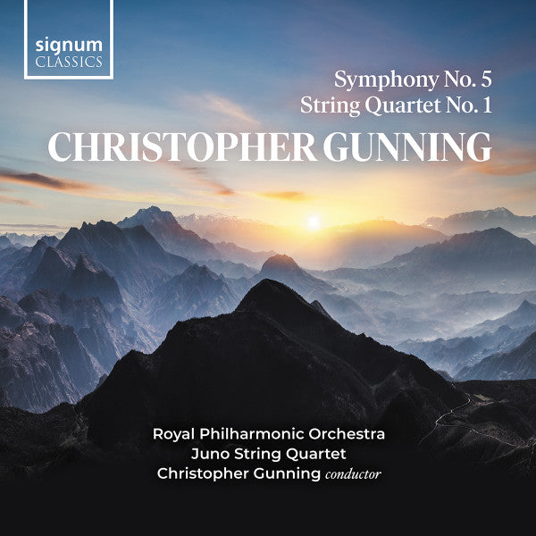 JUNO QUARTET; ROYAL PHILHARMONIC ORCHESTRA - GUNNING: SYMPHONY NO. 5 & STRING QUARTET NO. 1