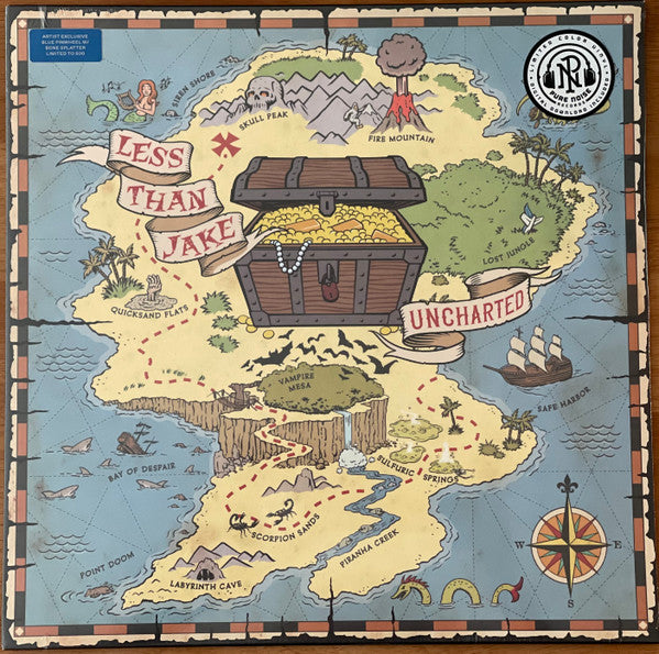 LESS THAN JAKE - UNCHARTED (SAPPHIRE MARBLE VINYL)