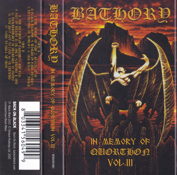 BATHORY - IN MEMORY OF QUORTHON: VOL 3