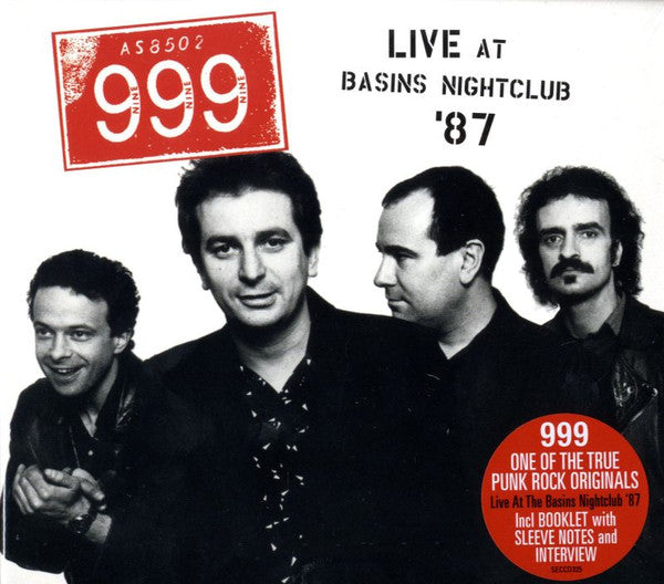 999 - LIVE AT THE BASINS NIGHTCLUB '87