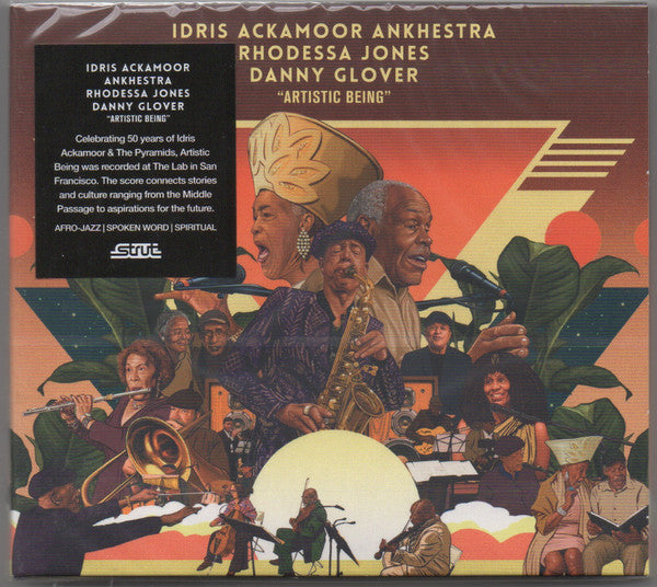 IDRIS ACKAMOOR ANKHESTRA; DANNY GLOVER; RHODESSA JONES - ARTISTIC BEING (2CD)