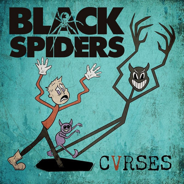 BLACK SPIDERS - CVRSES (WHITE VINYL)