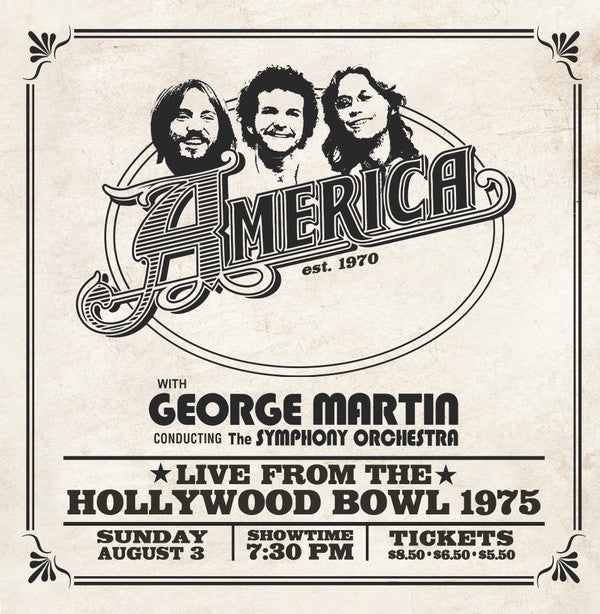 AMERICA - AMERICA: LIVE AT THE HOLLYWOOD BOWL 1975 (RUBY RED VINYL/2LP)