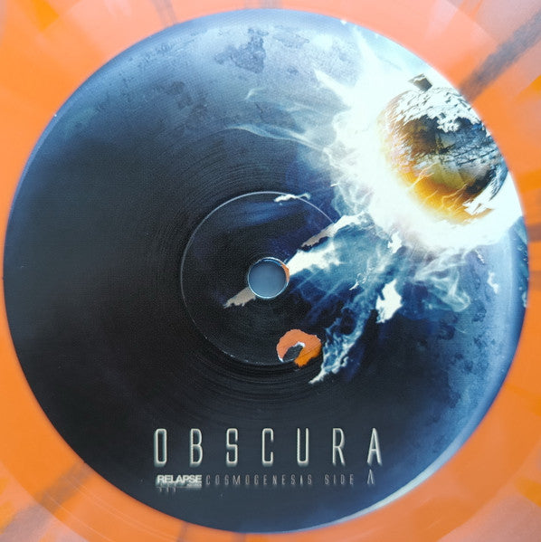 OBSCURA - COSMOGENESIS (ORANGE, SILVER & ROYAL BLUE MERGE W/ ORANGE KRUSH, SILVER & ROYAL BLUE SPLATTER VINYL)