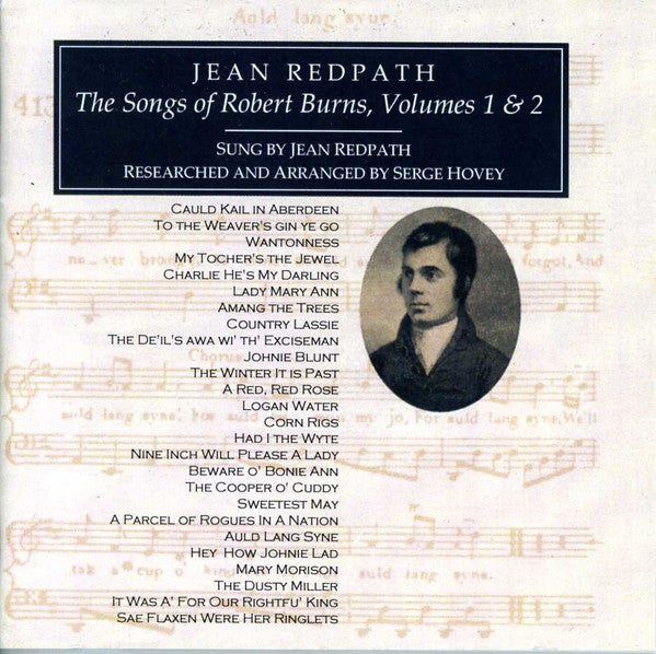 REDPATH JEAN - SONGS OF ROBERT BURN