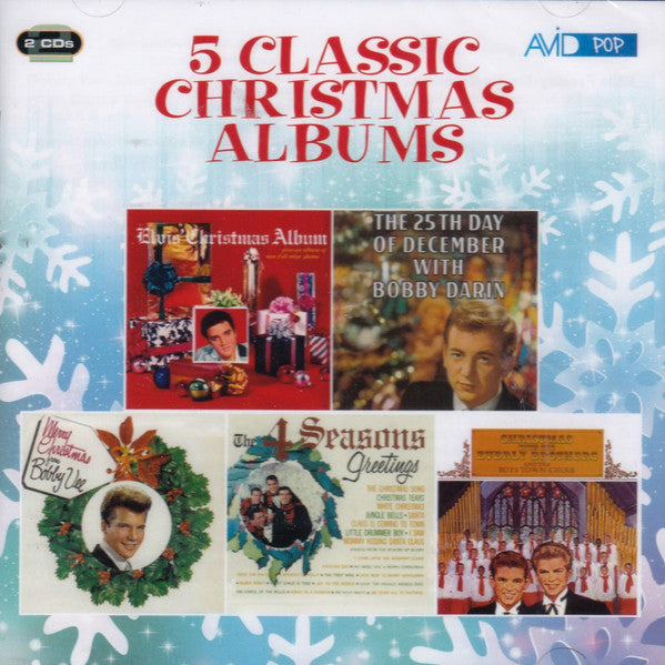 PRESLEY ELVIS / DARIN BOBBY / VEE BOBBY / FOUR SEASONS / EVERLY BROTHERS - 5 CLASSIC CHRISTMAS ALBUMS