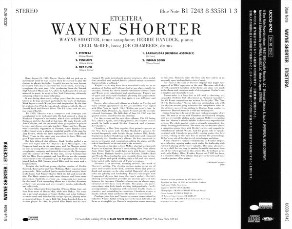 SHORTER,WAYNE - ETCETERA (UHQCD/JAPANESE IMPORT)