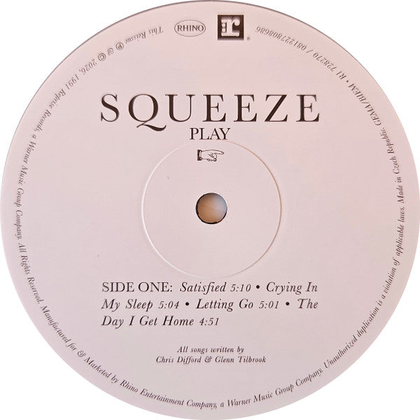 SQUEEZE - PLAY (2LP) (SYEOR)
