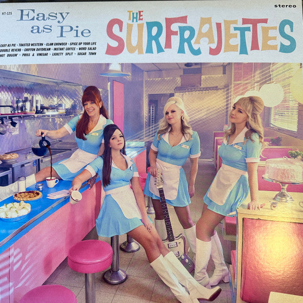SURFRAJETTES - EASY AS PIE (KEY LIME COLORED VINYL)