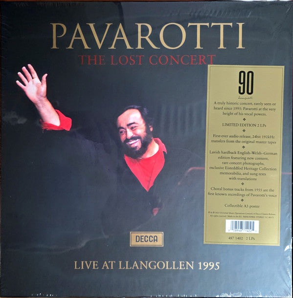 PAVAROTTI LUCIANO - LOST CONCERT: LIVE AT LLANGOLLEN 1995 (2LP/BOOK)