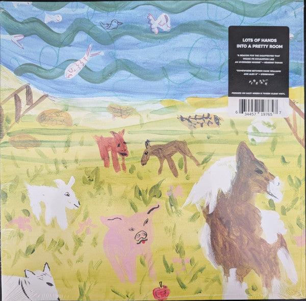 LOTS OF HANDS - INTO A PRETTY ROOM (HAZY GREEN BETWEEN CLEAR VINYL)