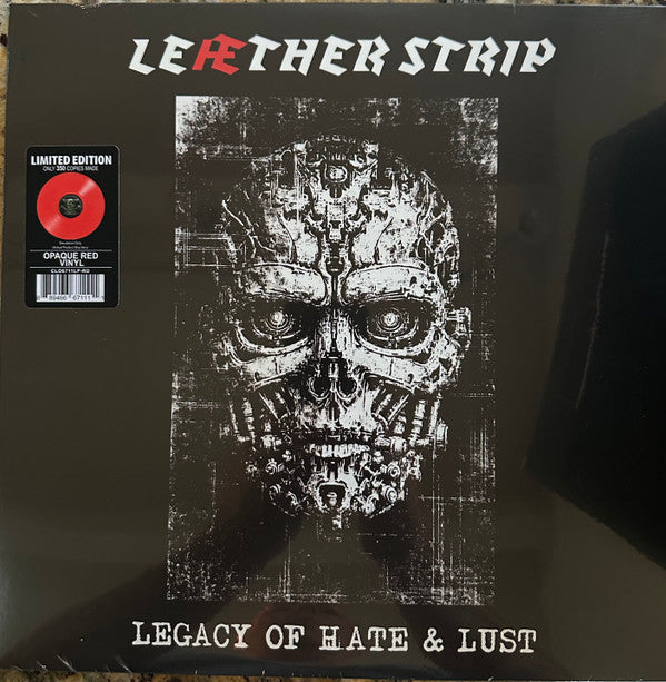 LEAETHER STRIP - LEGACY OF HATE & LUST (LIMITED EDITION/RED VINYL)