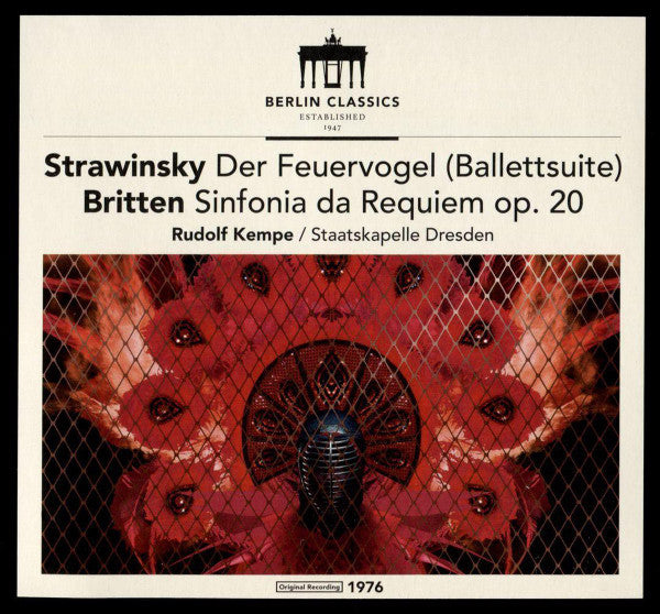 STRAWINSKY & BRITTEN - ESTABLISHED 1947 STRAWIN