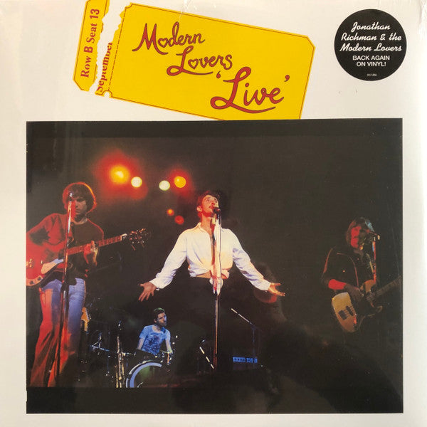 RICHMAN,JONATHAN & THE MODERN LOVERS - MODERN LOVERS LIVE