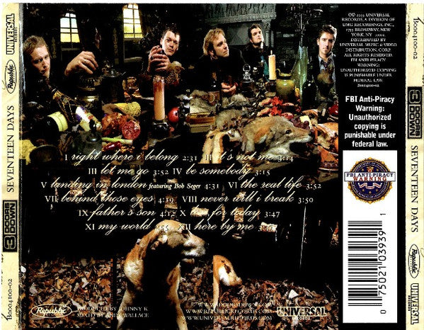 3 Doors Down - Seventeen Days