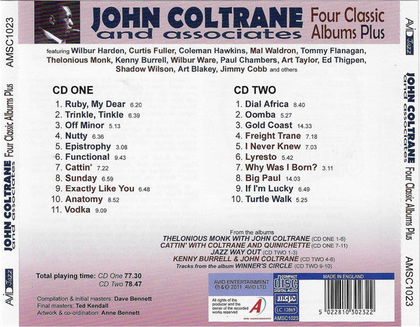 Coltrane john - Four Classic Albums Plus