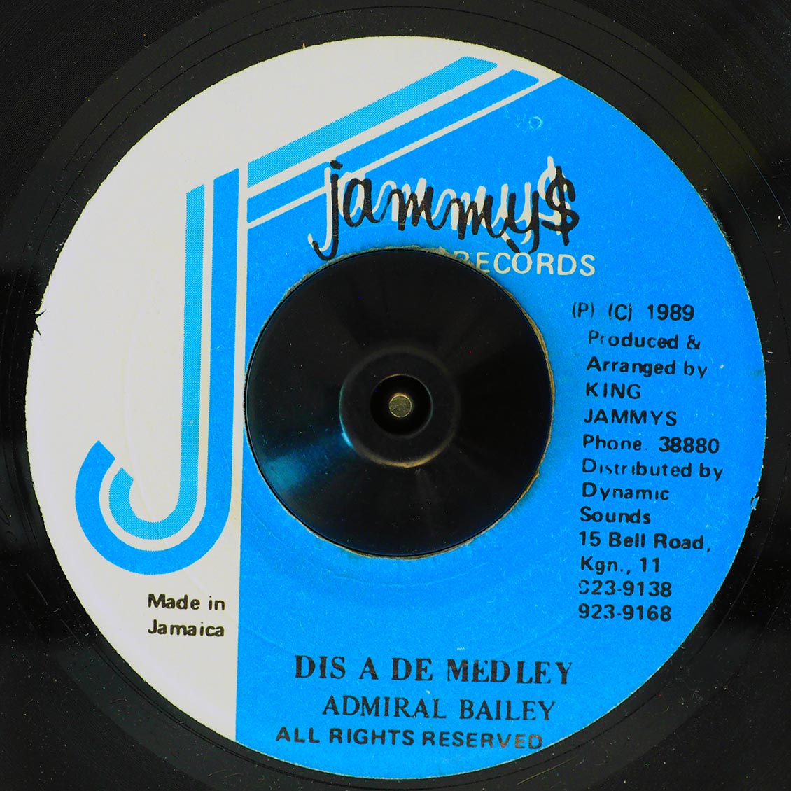 Admiral Bailey - Dis A De Melody / Version product cover