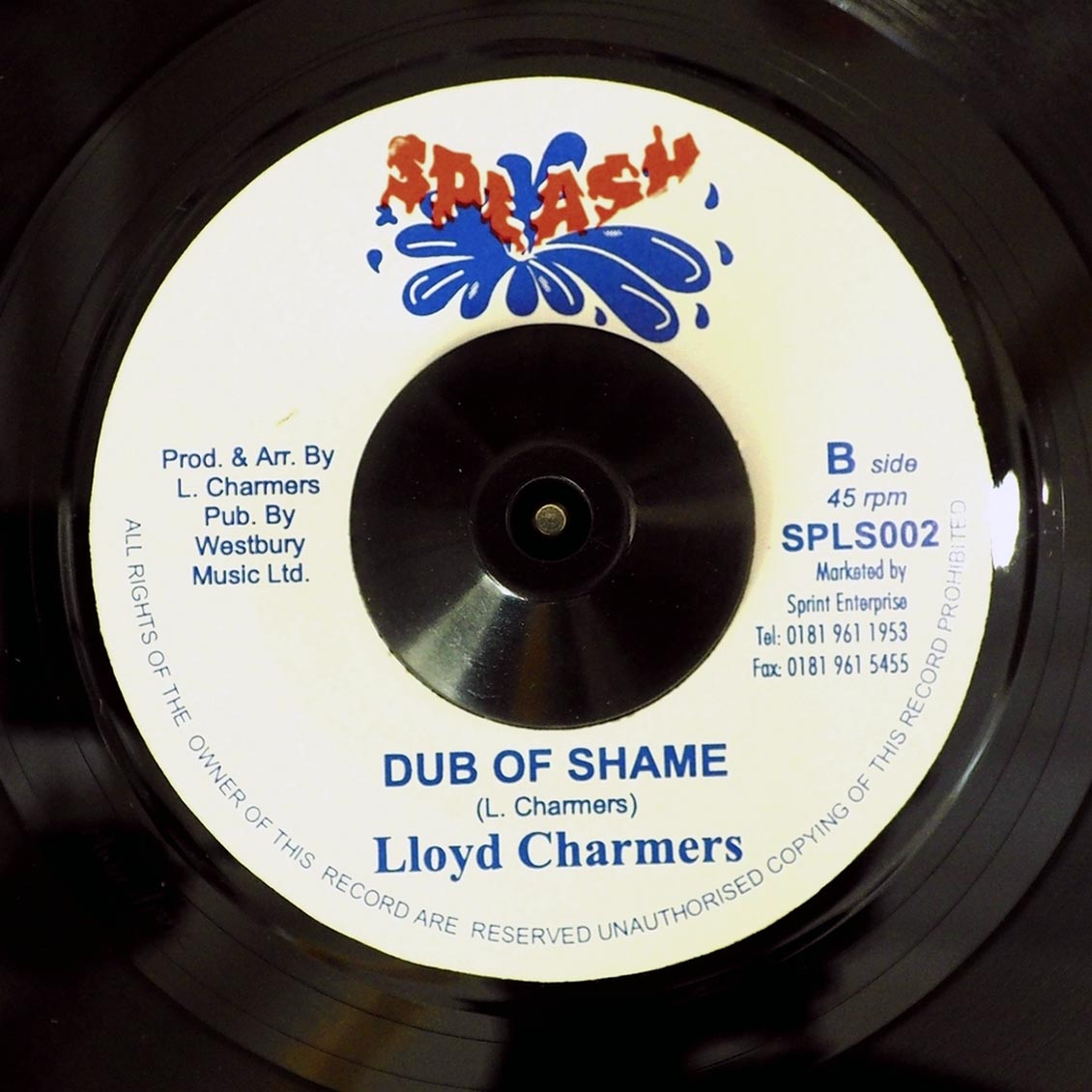 Alton Ellis - It's A Shame / Lloyd Charmers - Dub Of Shame product image 2