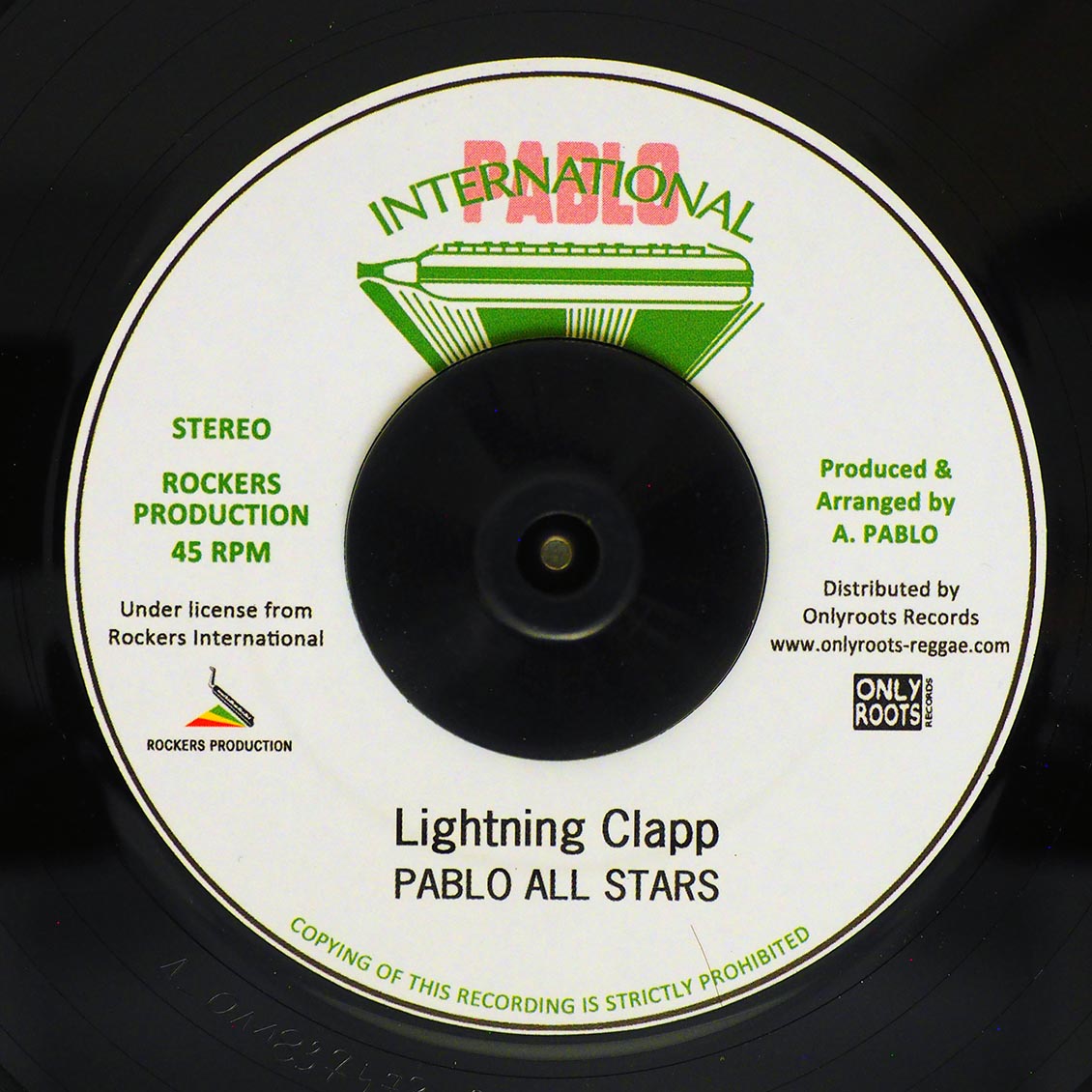 Augustus Pablo - Lightning Clap / Augustus Pablo - Thunder Clap product cover