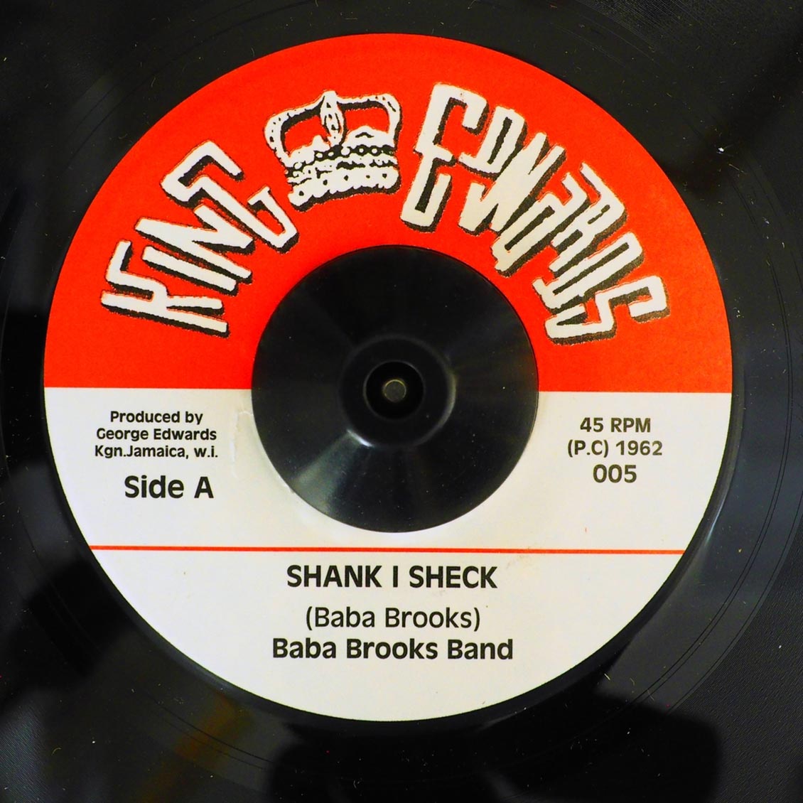 Baba Brooks Band - Shank I Sheck / Eric Monty Morris - Little District (US press) product cover