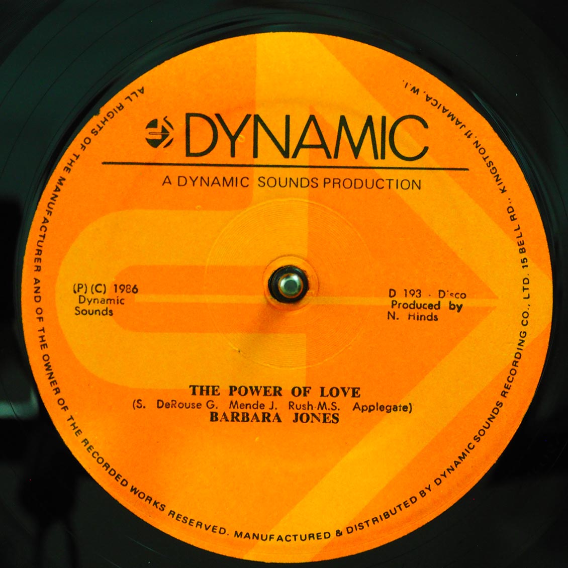Barbara Jones - The Power Of Love / Version (orig. press) product cover