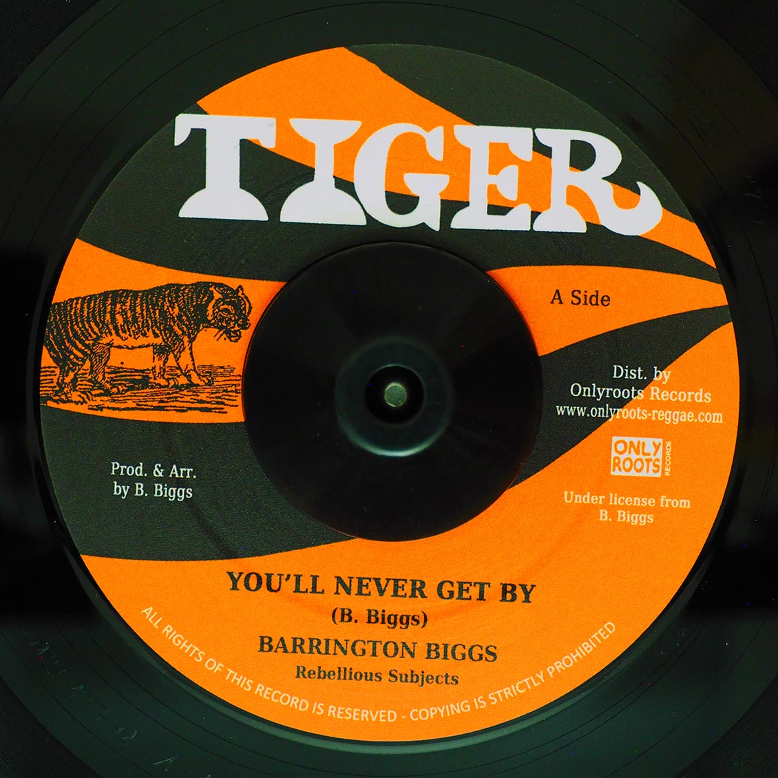 Barrington Biggs - You'll Never Get By / Rebellious Subjects - You'll Never Get By product image 2
