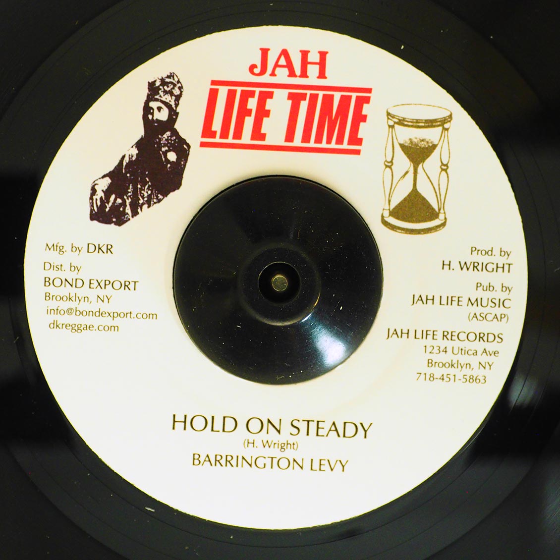 Barrington Levy - Hold On Steady / Jah Life - Hold On Dub (rhythm: "Barrington Levy - Hold On Steady") product cover