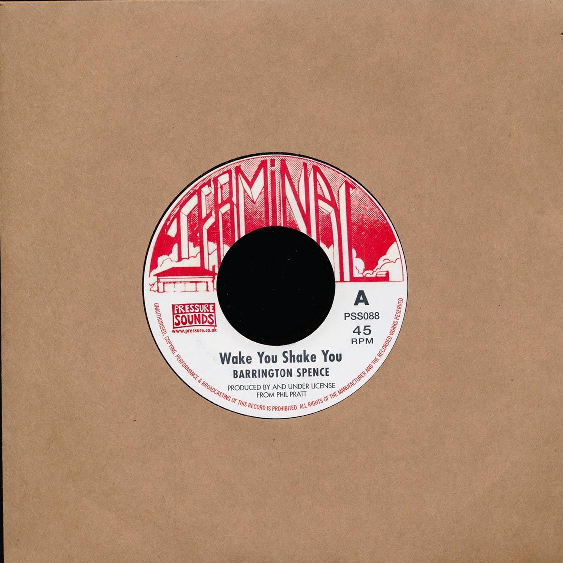 Barrington Spence - Wake You Shake You / Barrington Spence - Where Your Footsteps Led product cover