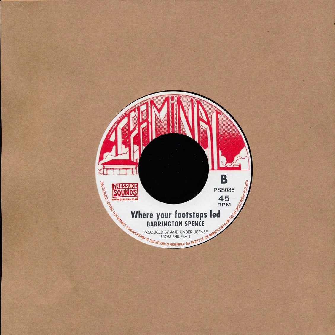 Barrington Spence - Wake You Shake You / Barrington Spence - Where Your Footsteps Led product image 2