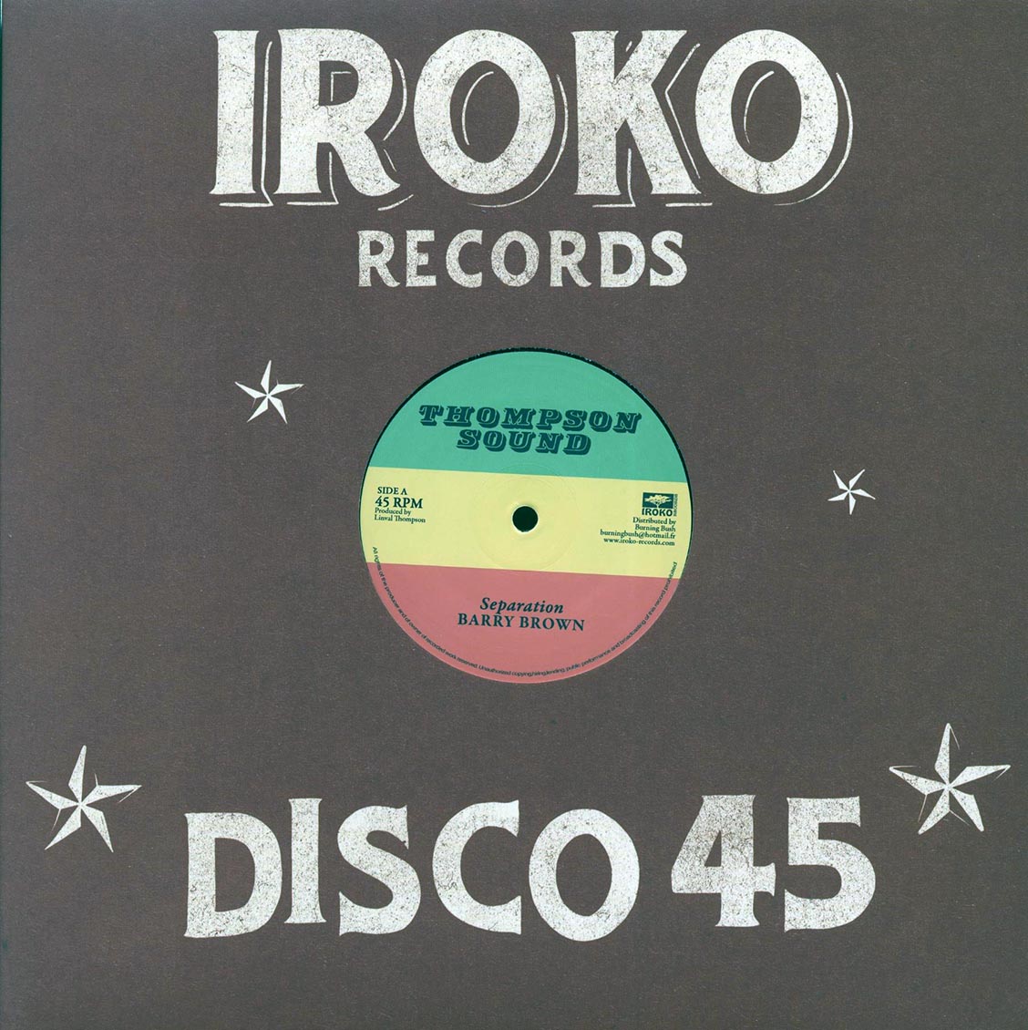 Barry Brown - Separation (Extended Mix) / Roots Radics - Scientist In Fine Style product cover