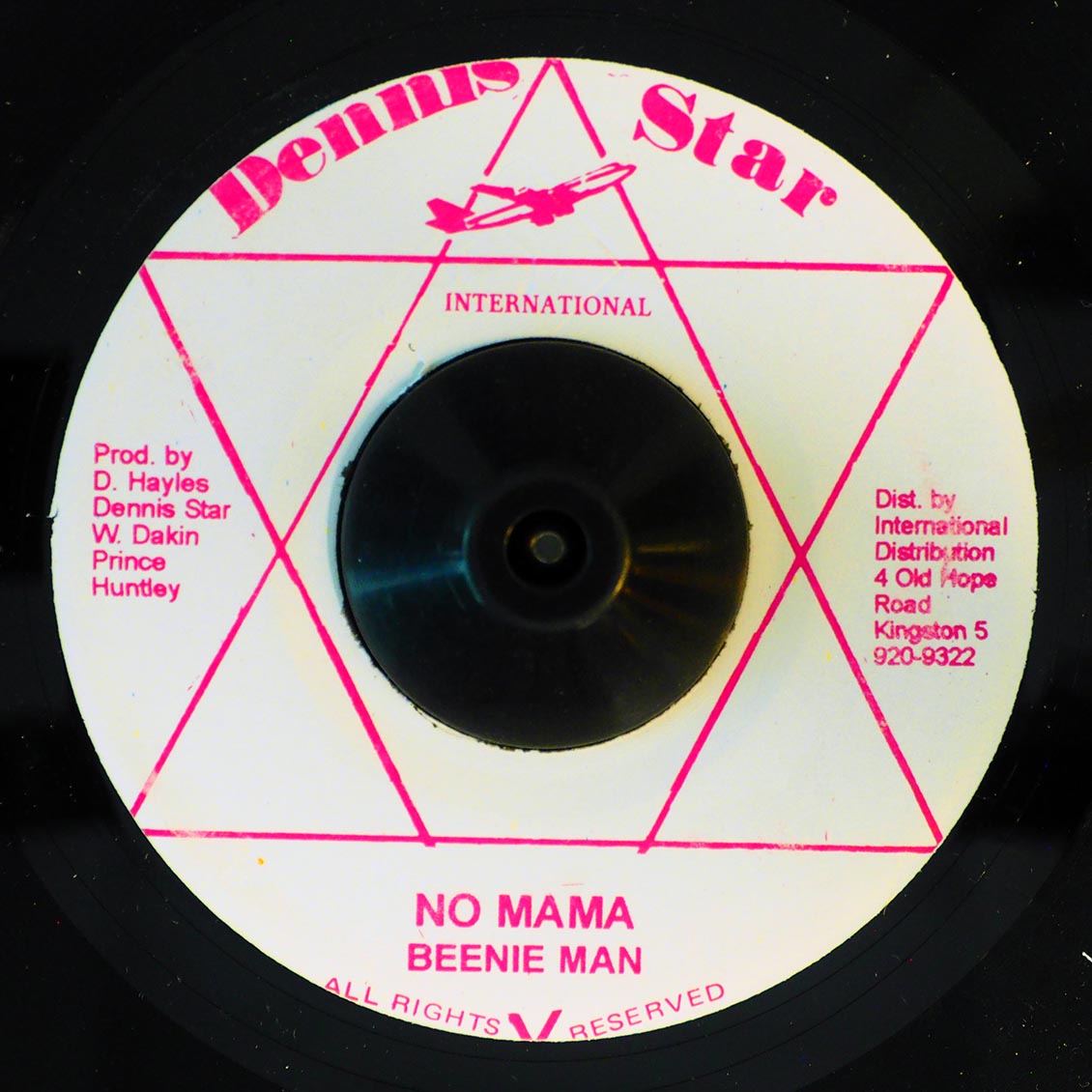 Beenie Man - No Mama / Part 2 (rhythm: "Death In The Arena") product cover