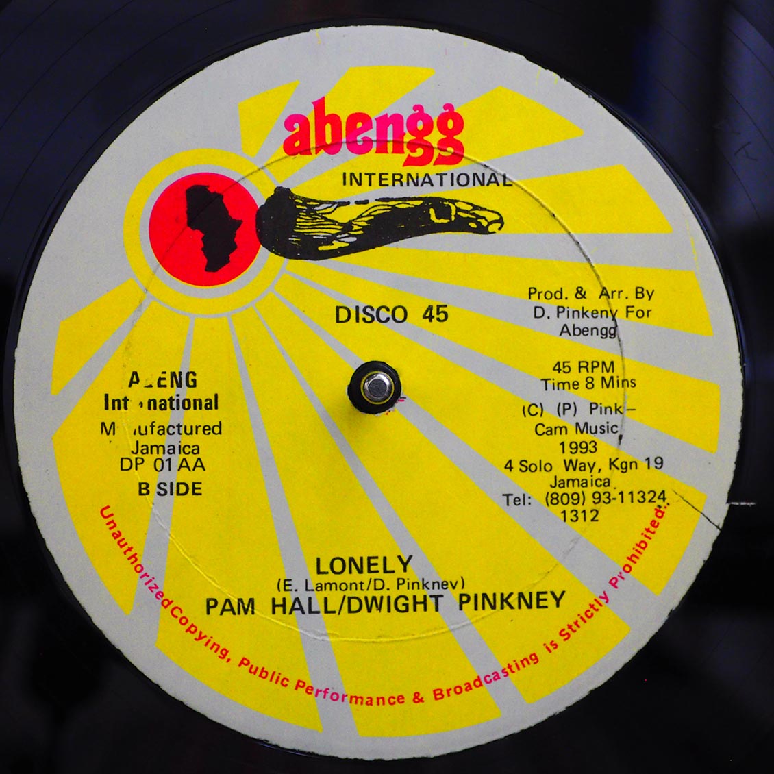 Beres Hammond - Stay / Pam Hall, Dwight Pinkney - Lonely (orig. press) product image 2