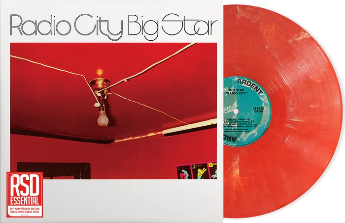 Big Star Radio City: 50th Anniversary Edition (RSD Essential, Red & White Swirl Colored Vinyl)