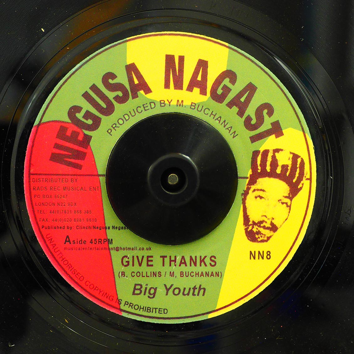 Big Youth - Give Thanks / Big Youth - I Pray Thee (rhythm: "Satta Massagana") product cover