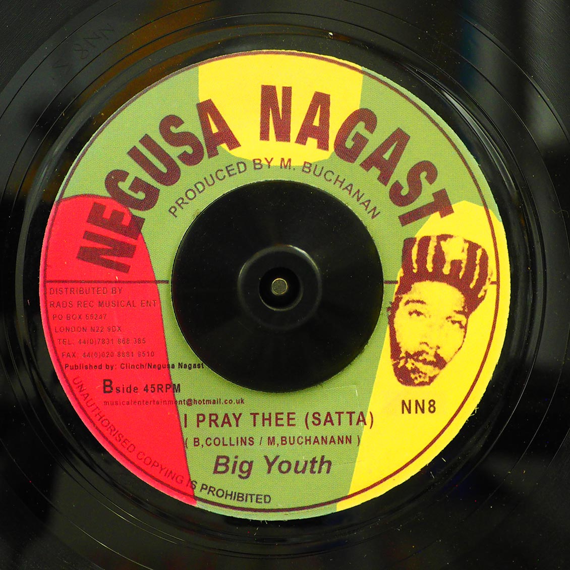 Big Youth - Give Thanks / Big Youth - I Pray Thee (rhythm: "Satta Massagana") product image 2