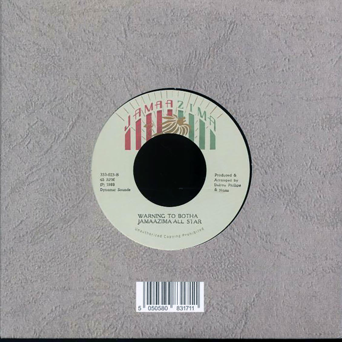 Bionic Singer - Botha Warning / Jamaazima All Star - Version product image 2