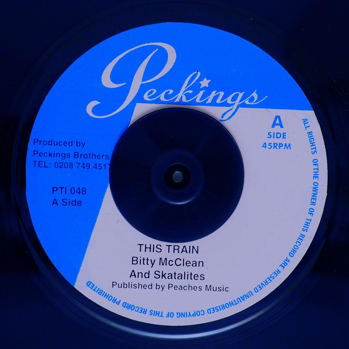 Bitty McLean & The Skatalites - This Train / Dean Fraser & The Skatalites - Holt Mount Zion product cover