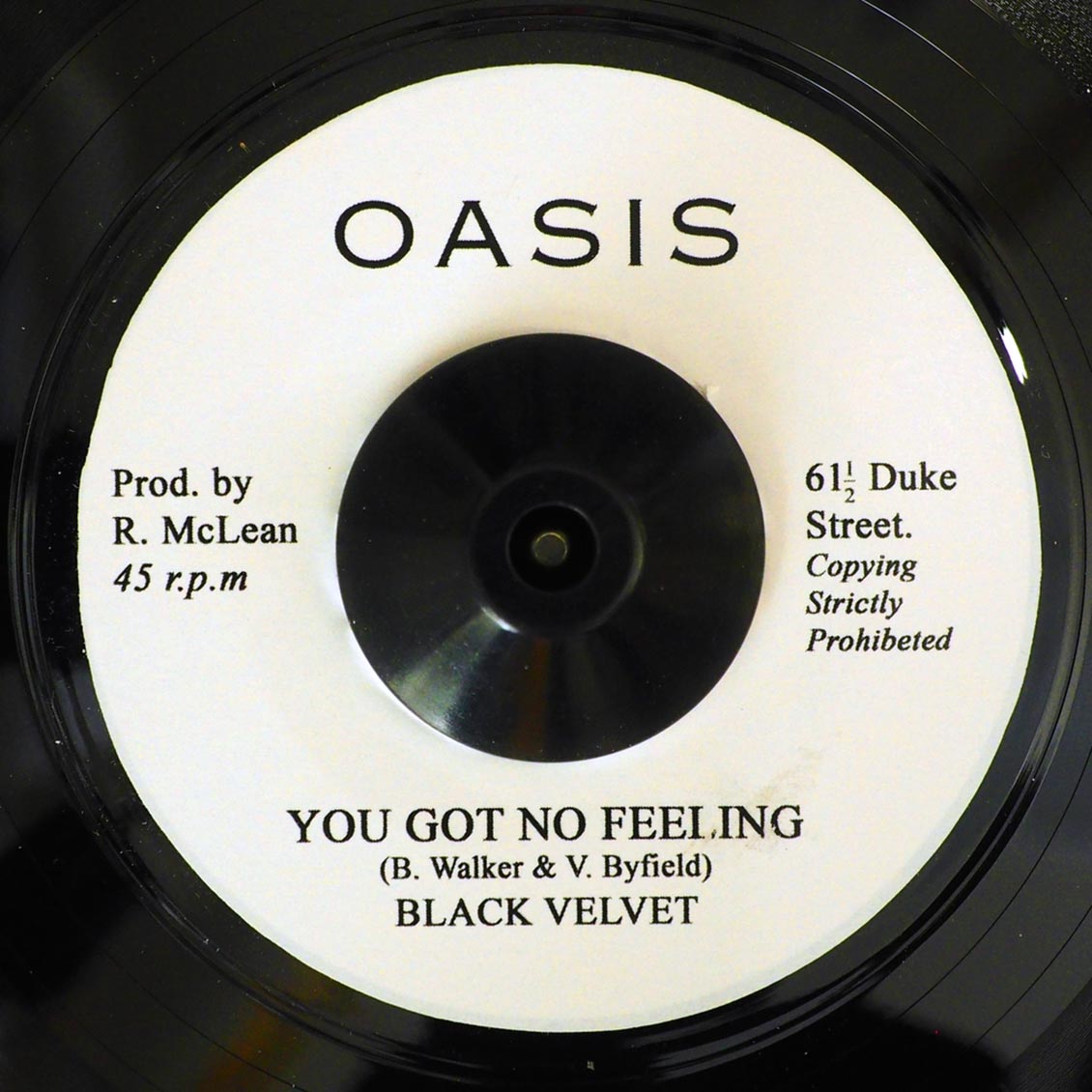 Black Velvet - You Got No Feeling / Skin, Flesh & Bones - Version product cover