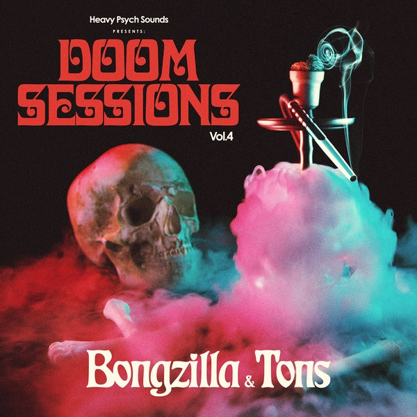 BONGZILLA/TONS Doom Sessions Vol. 4 (Neon Magenta/Black Blue Striped Vinyl)