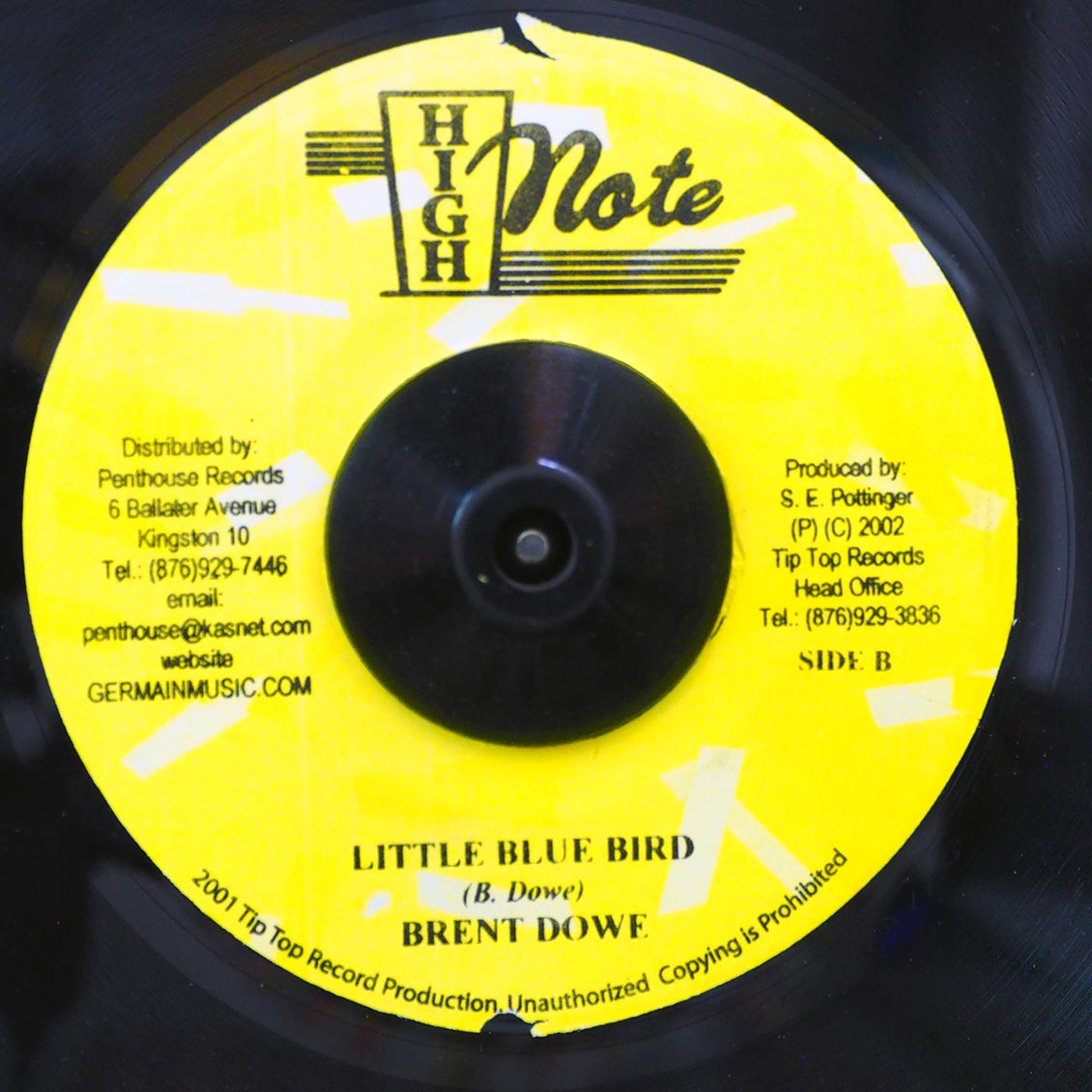 Brent Dowe - No Nola / Brent Dowe - Little Blue Bird product image 2
