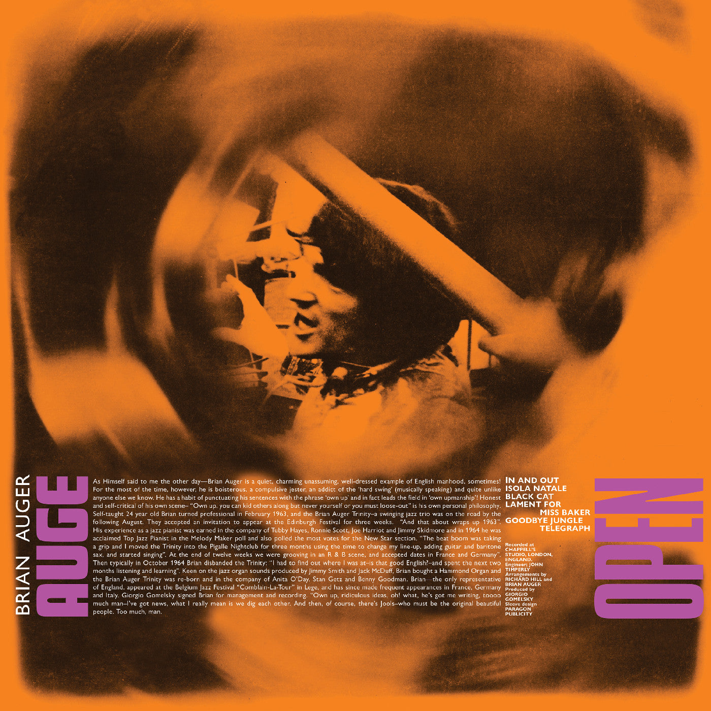 Brian Auger & The Trinity Driscoll Julie Open