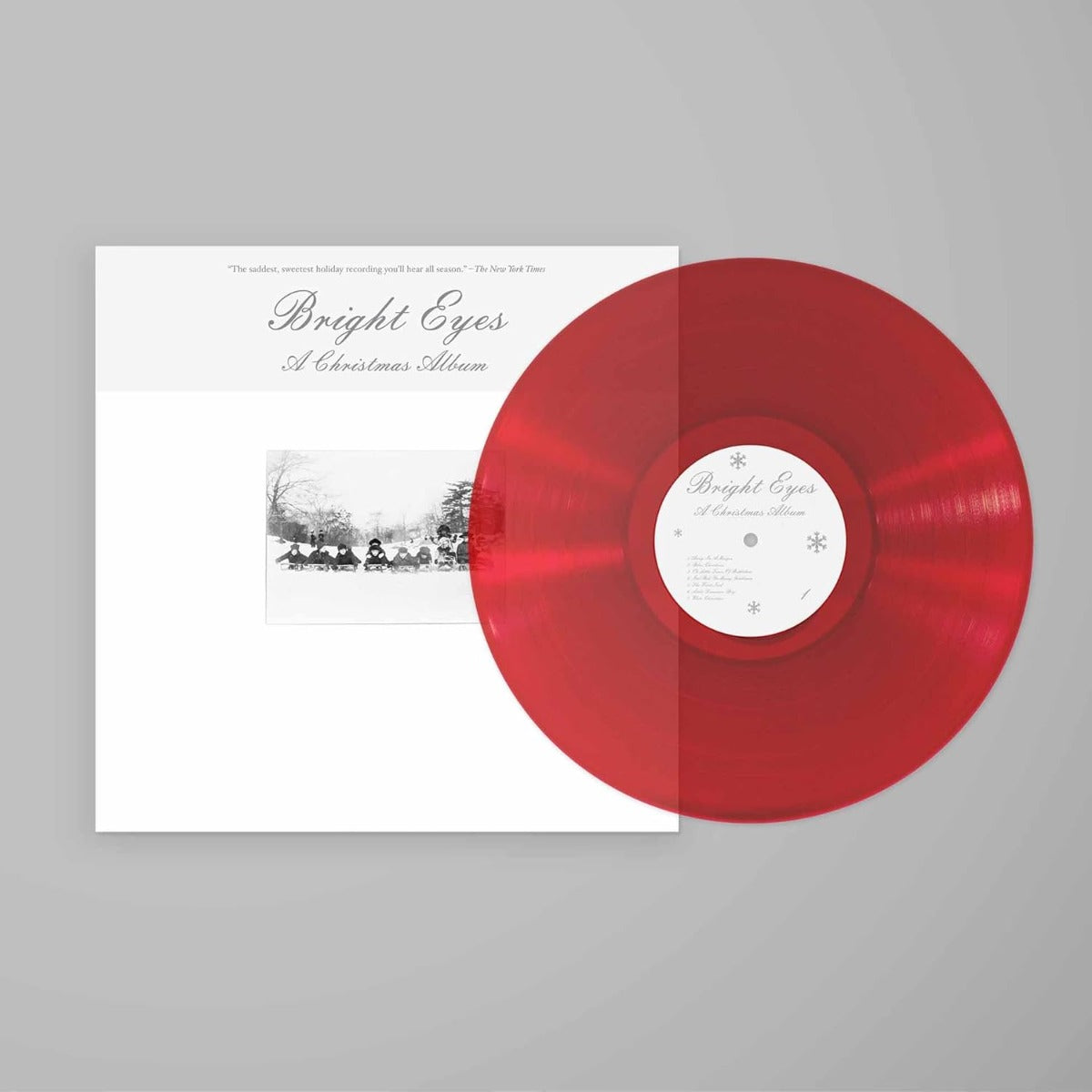 Bright Eyes A Christmas Album (Translucent Red Colored Vinyl)