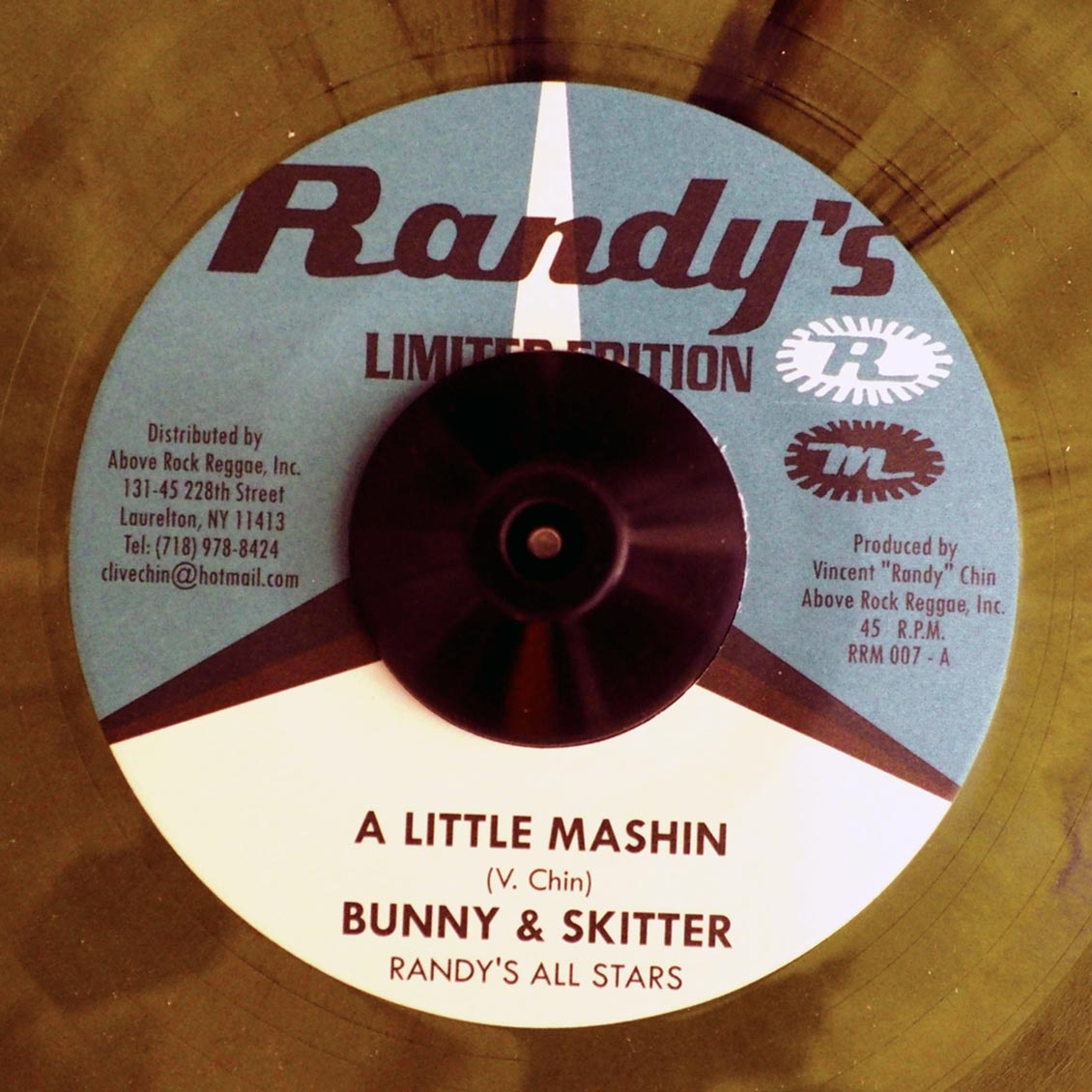 Bunny & Skitter - A Little Mashin / Rico Rodriguez - Rico Special (colored vinyl) product cover