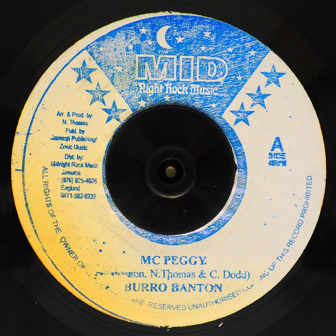 Burro Banton - MC Peggy / The Roots Radics - Version (rhythm: "Answer") product image 2