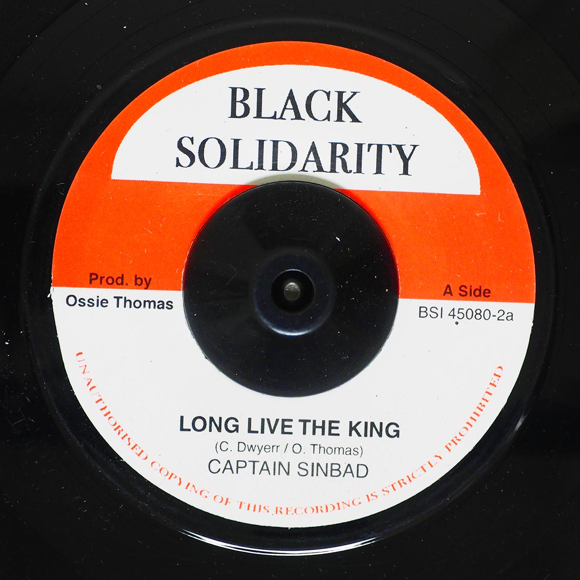 Captain Sinbad - Long Live The King / Roots Radics - Version (rhythm: "Triston Palmer - Bad Boys") product cover