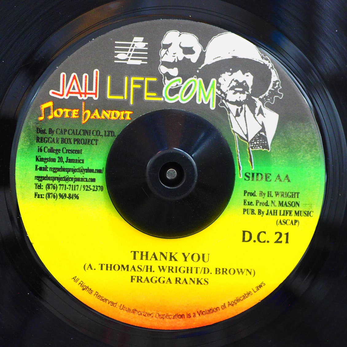 Carlton Livingston - Deh Pon Street Again / Fragga Ranks - Thank You (rhythm: "Street") product image 2